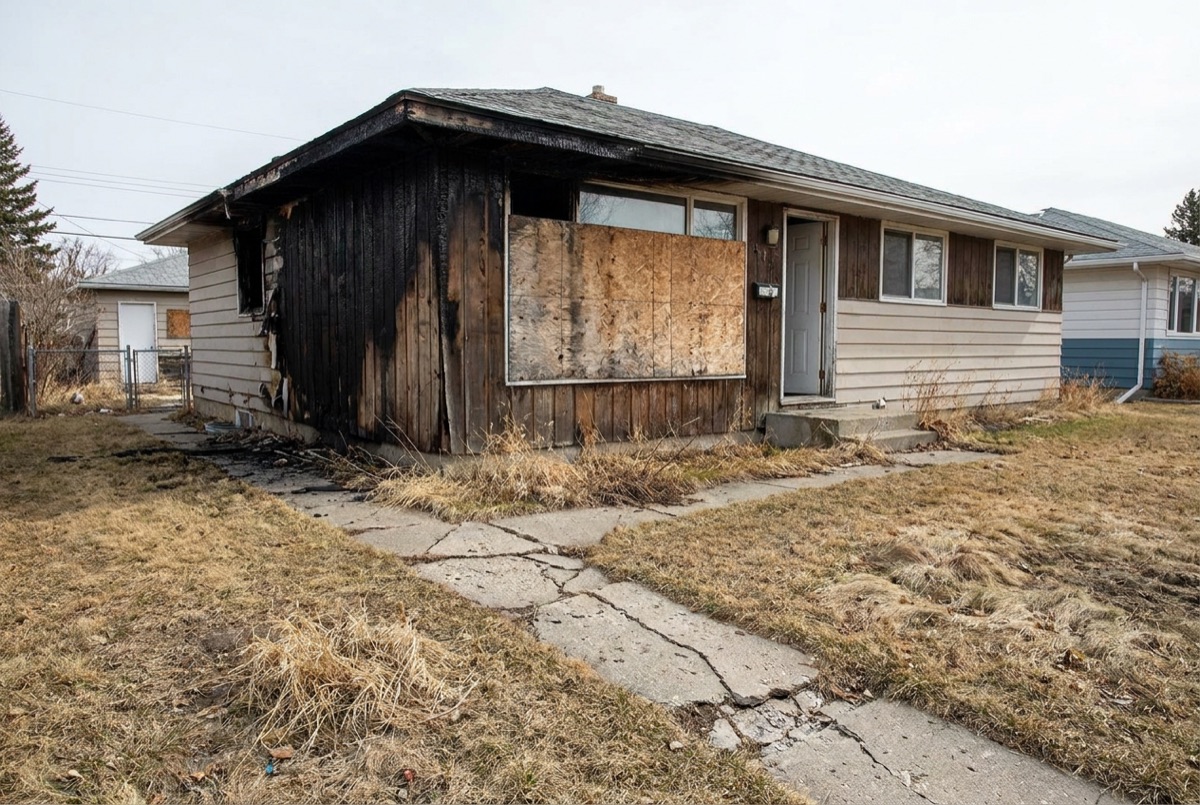 An older home in need of repair