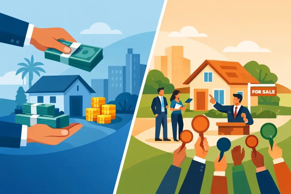Cash Sale Versus Open Market: Which Fits?
